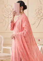Neesha by Amna Khadija | Stitched 3pc Embroidered Collection - 2026 (D-07)