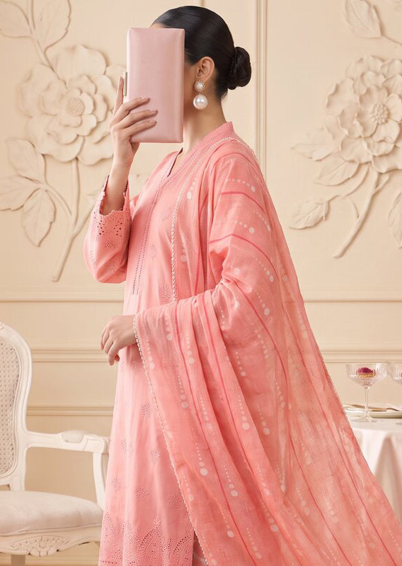 Neesha by Amna Khadija | Stitched 3pc Embroidered Collection - 2026 (D-07)