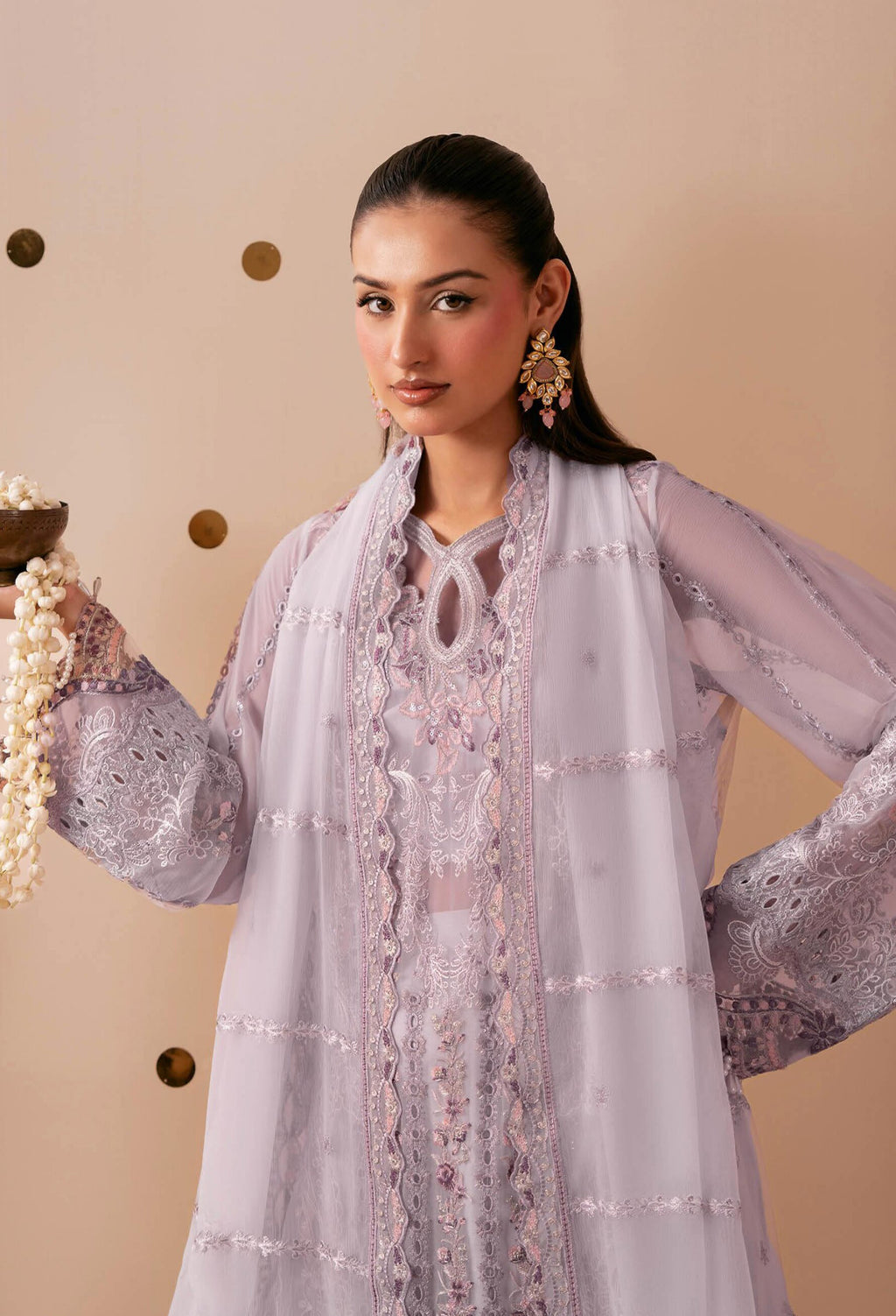 Dastak by Ramsha | Unstitched Luxury Formal Chiffon Collection - 2026 (D-08)