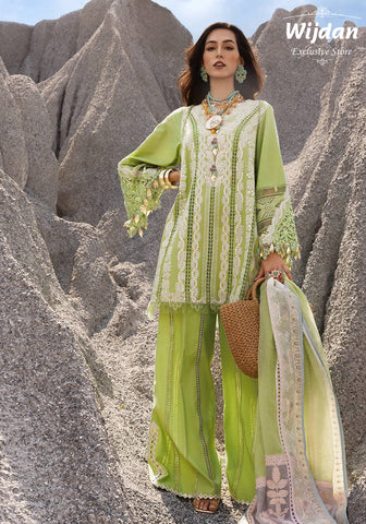 Saira Shakira Un-Stitched Lawn Collection'25 D-08 NADINE-B