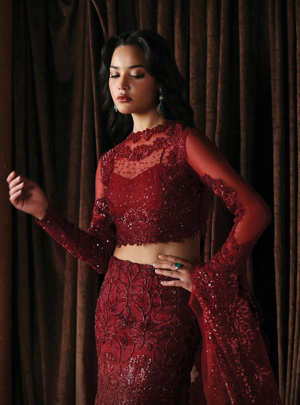 La Fuchsia by Afrozeh | Unstitched  Embroidered Festive Formal Collection - 2026 (LOVER)