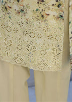 HZ Premium Unstitched Embroidered Lawn Collection - 2026 PEC-610