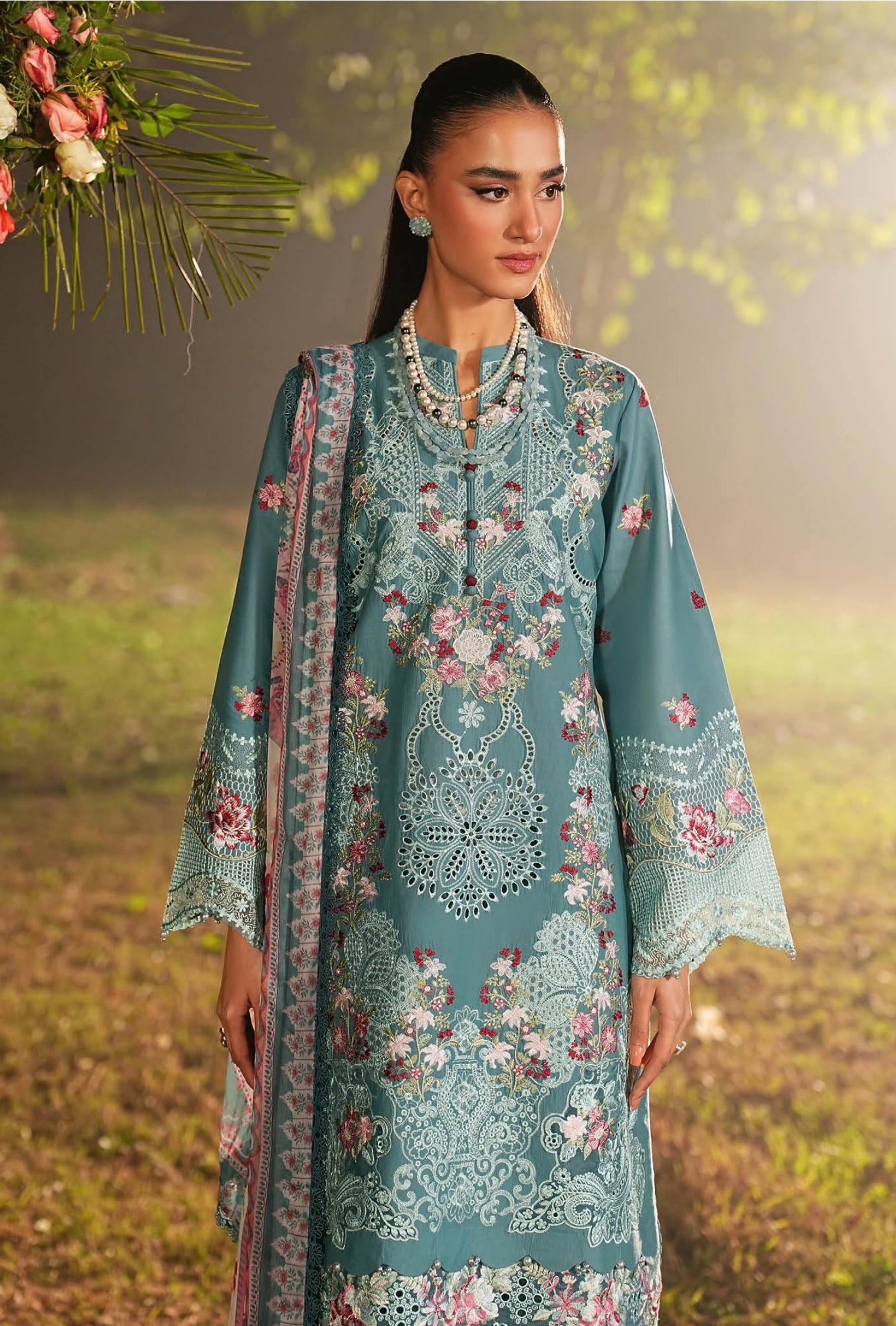 Ghazal by Ramsha | Unstitched Luxury Lawn Vol-06 Collection - 2026 (D-08)