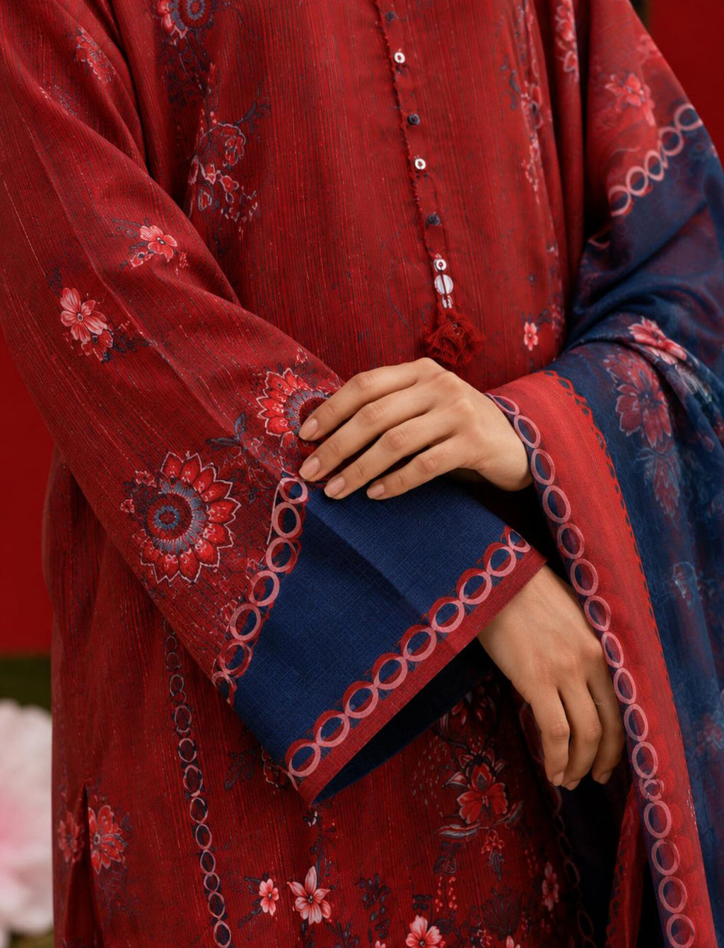 Sadabahar Stitched Printed Lawn Vol-14 Collection – 2026 (D-08)