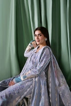 Afrozeh Unstitched Luxury Embroidered A-Lawn Edit'26 (CHLORIS)