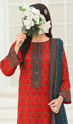 Maya by Aizal | Stitched Digital Printed Lawn Vol-03 Collection - 2026 (D-08)