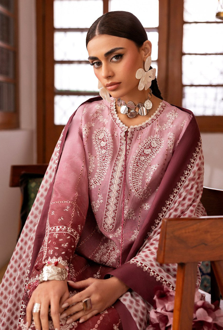 Shahkaar by Jazmin | Unstitched Luxury Eid Lawn S'S - 2026 (D-08)