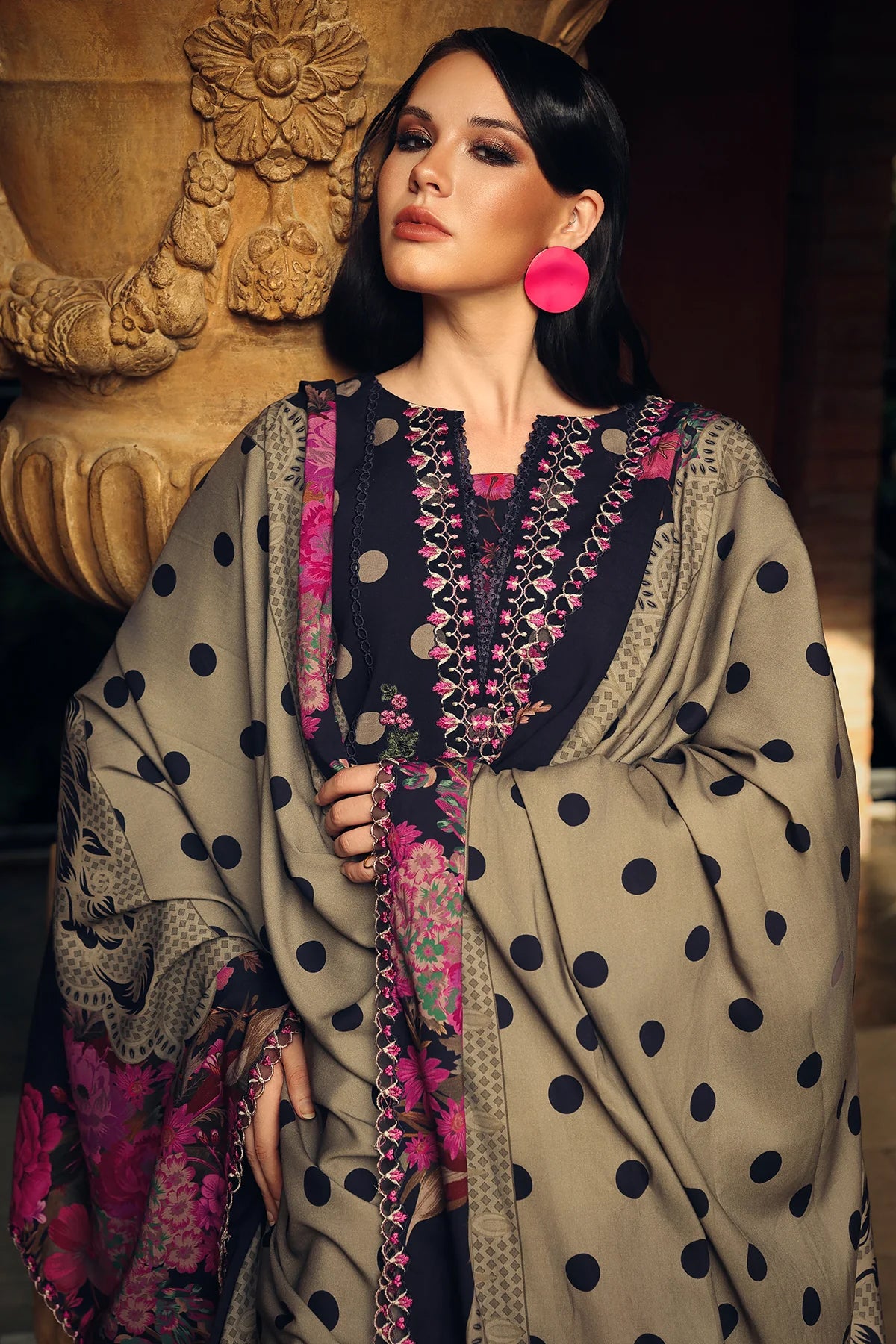 Combination by Charizma | Unstitched Embroidered Linen Collection - 2026 (CCW7-08)