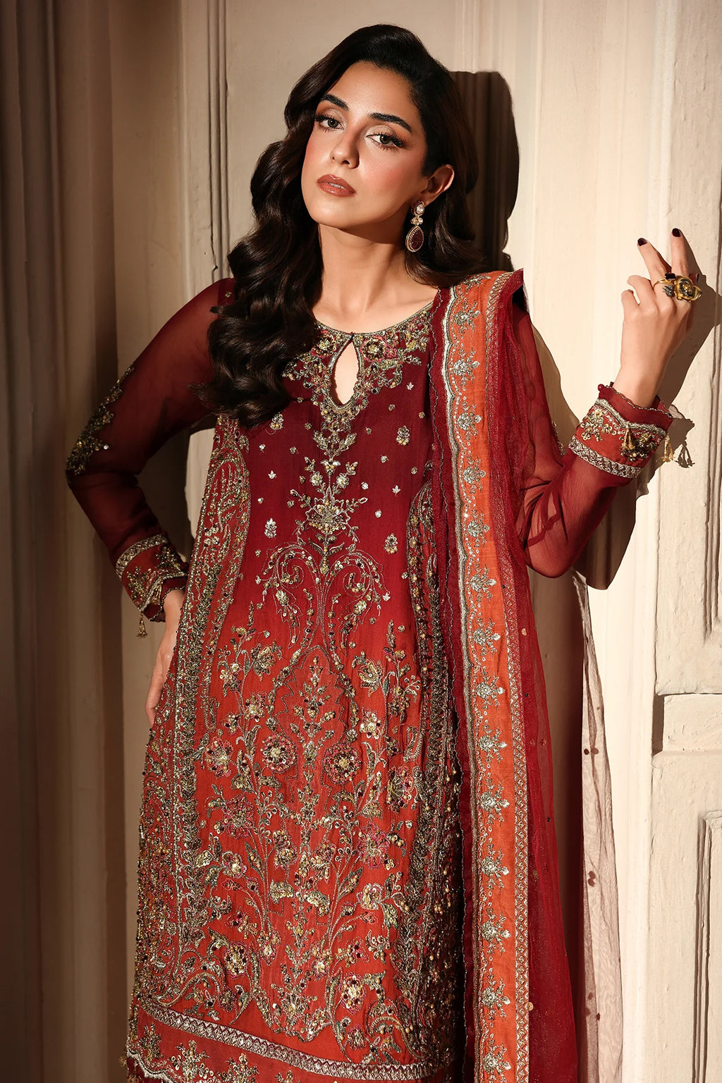 Dastan e Jashan by Charizma | Unstitched Luxury Formal Chiffon Vol-01 Collection - 2026 (DJW6-08)