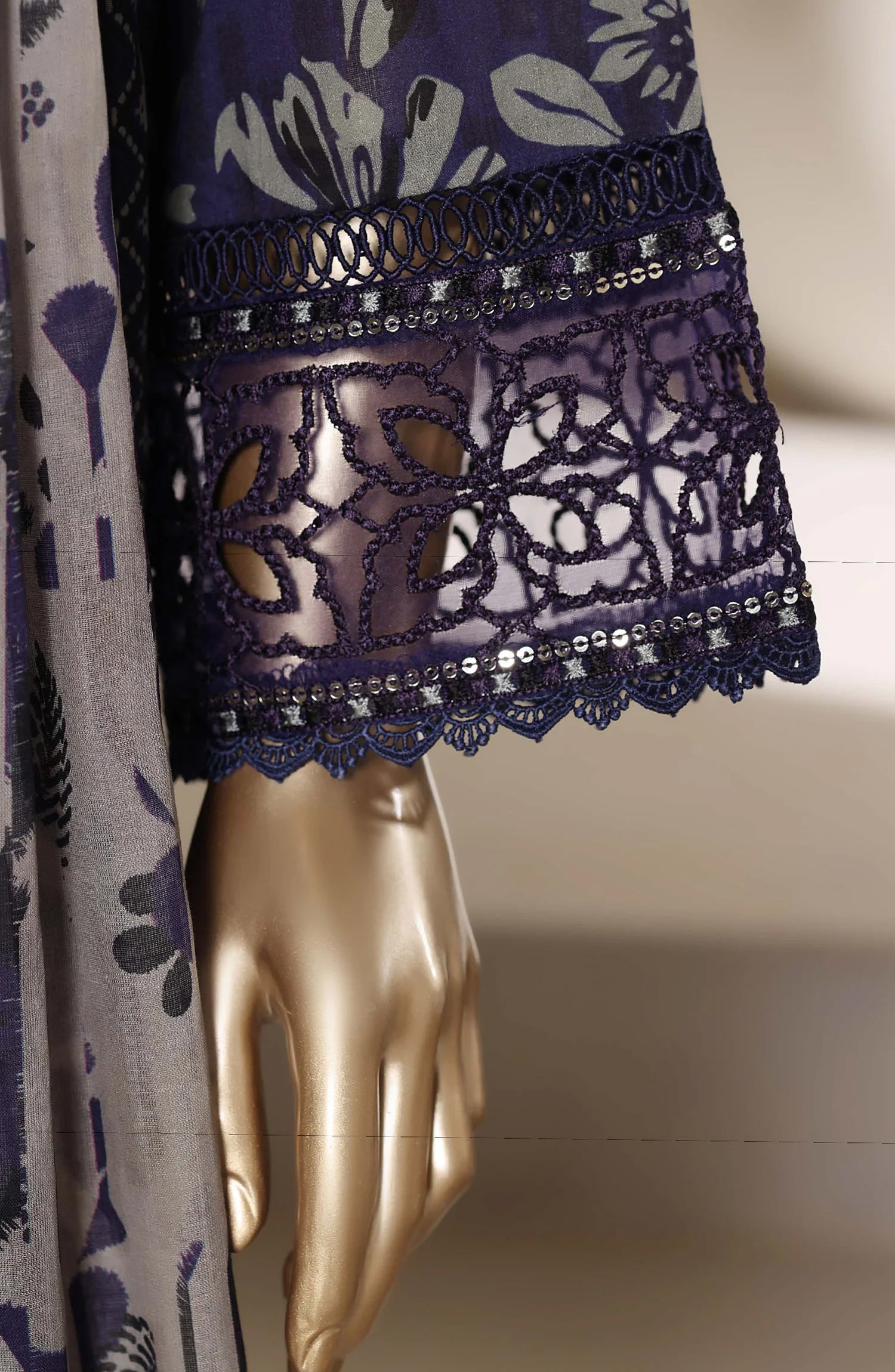 Malika by Sadabahar | Stitched With Shalwar Embroidered Collection - 2026 (D-08)