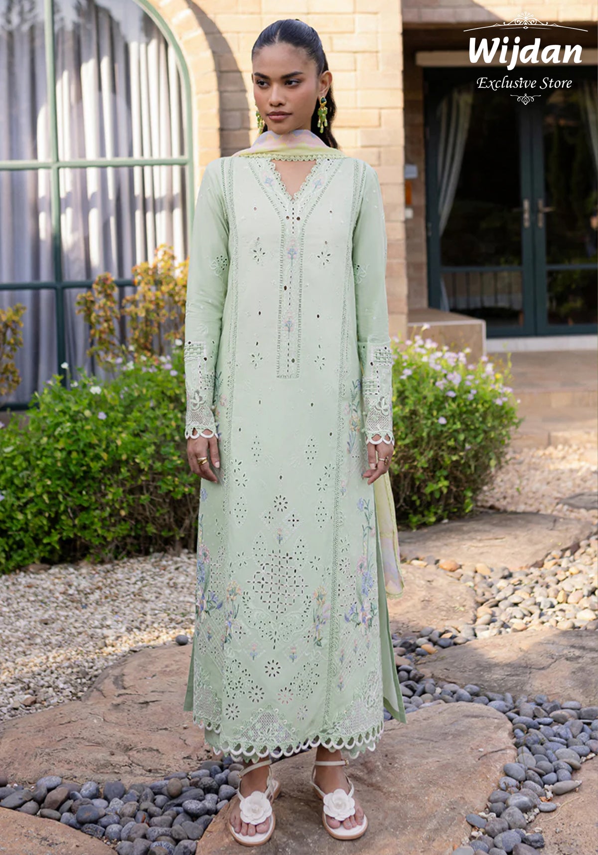 Qline Summer Lawn Collection'25 by Qalamkar QM-08