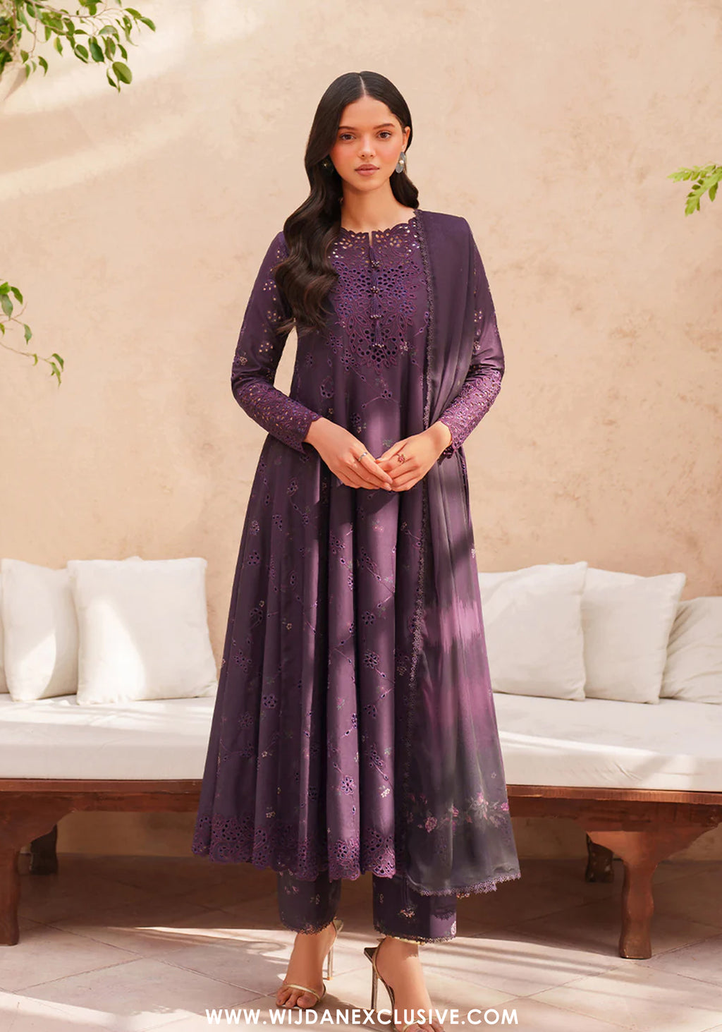 Iznik Unstitched Embroidered Eid Lawn Collection - 2026 (EL-08)