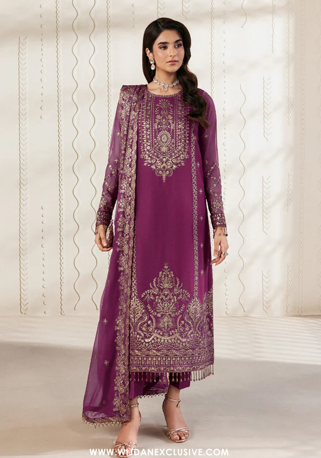 Bayaan by Zarif | Unstitched Formal Chiffon Collection - 2026 (SWABI)