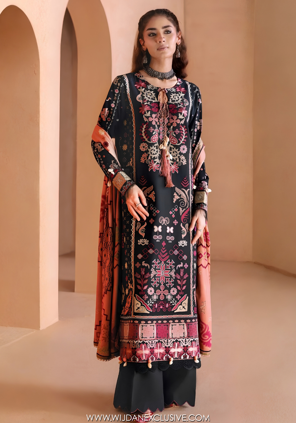 One Nation by Florent | Unstitched Printed & Embroidered Viscose Collection'26 (GUL)