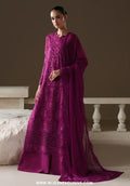 Modern Heirloom by Emaan Adeel | Unstitched Emb Chiffon Formal'26 (ROSE MEMOIR)