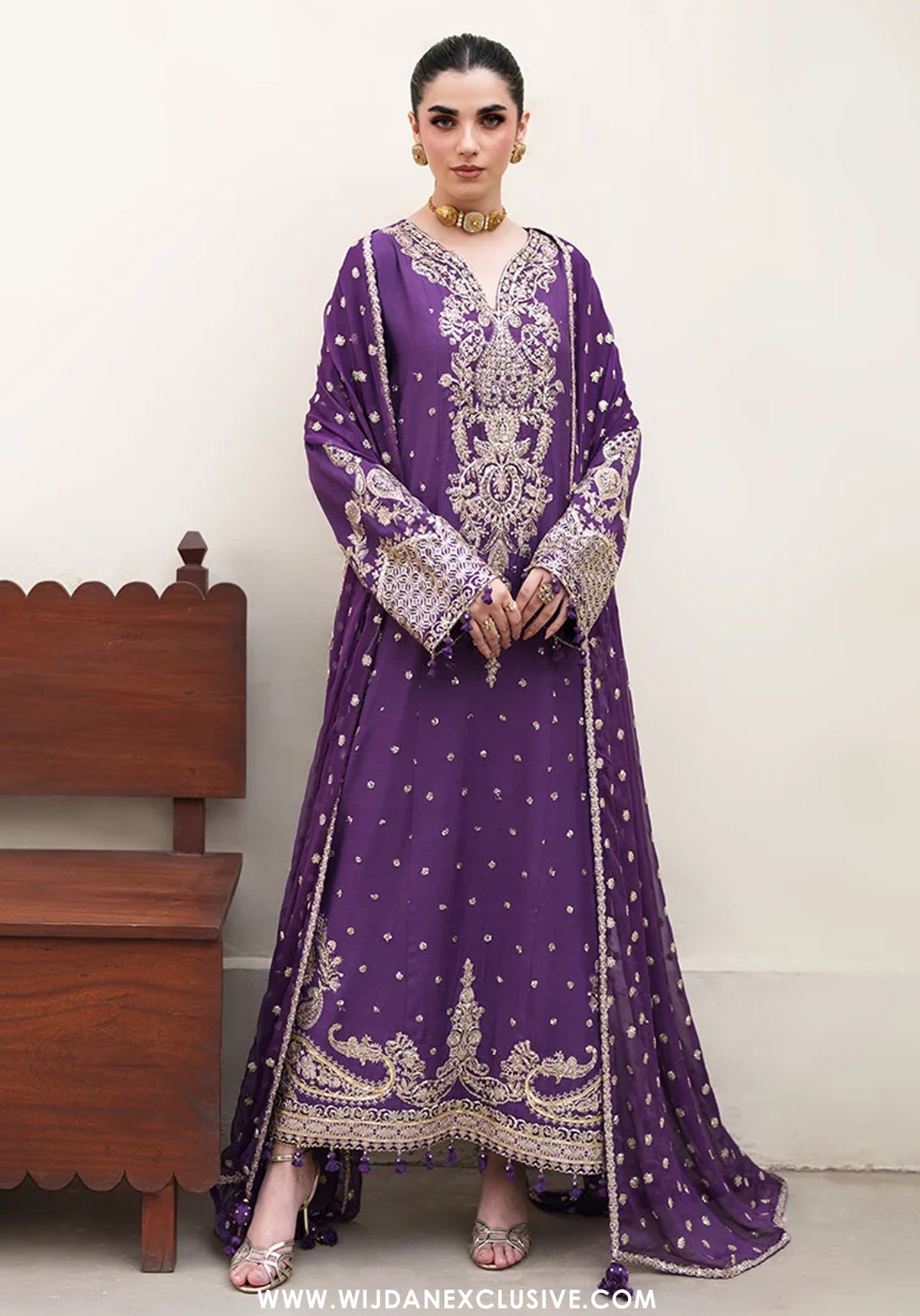 Mah-E-Noor by Roheenaz | Unstitched Embroidered Silk Collection – 2026 (Rukhsar)