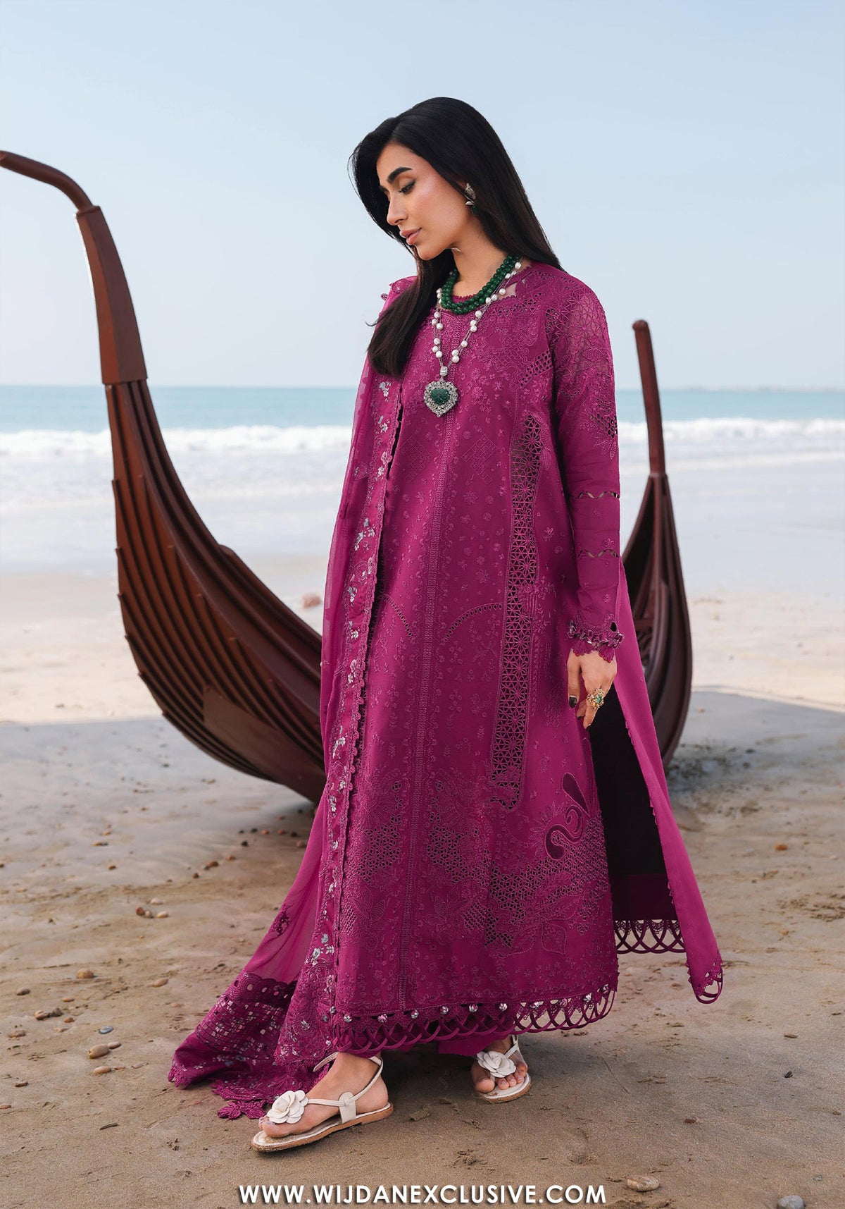 Sahil by Qalamkar | Unstitched Luxury lawn Collection - 2026 SA-01-ZARA
