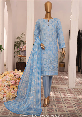 HZ Asasa Embroidered Printed Lawn Collection'25 Vol-02 D-08