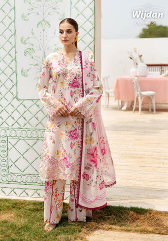 Rangrez Luxury Lawn Collection'25 Vol-06 by Ramsha N-608