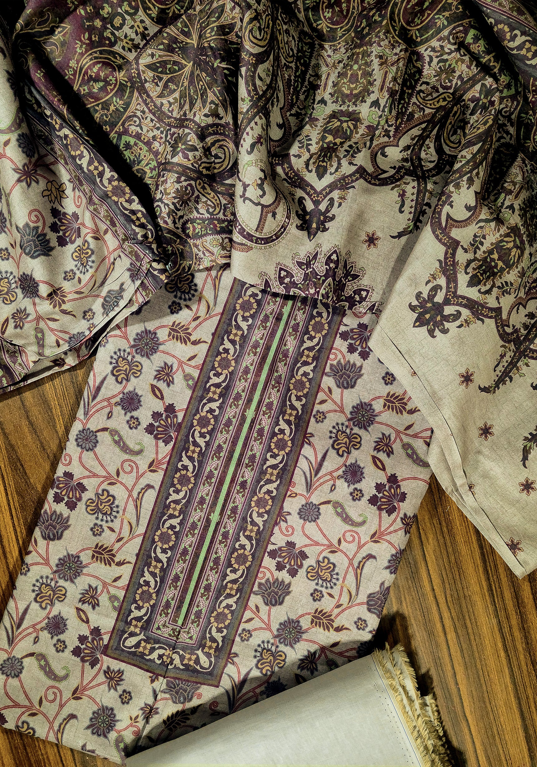 Classic Un-Stitched Printed Lawn Collection by Wijdan D-08