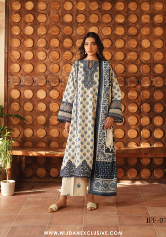 Iznik Unstitched Pre-Fall Winter Collection - 2025 IPF-07