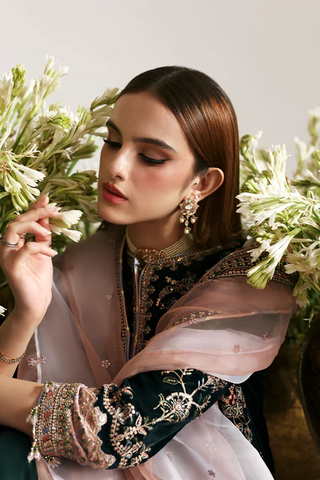 Zarposh by Emaan Adeel | Unstitched Velvet Collection - 2025 (MEHRUUNISA)