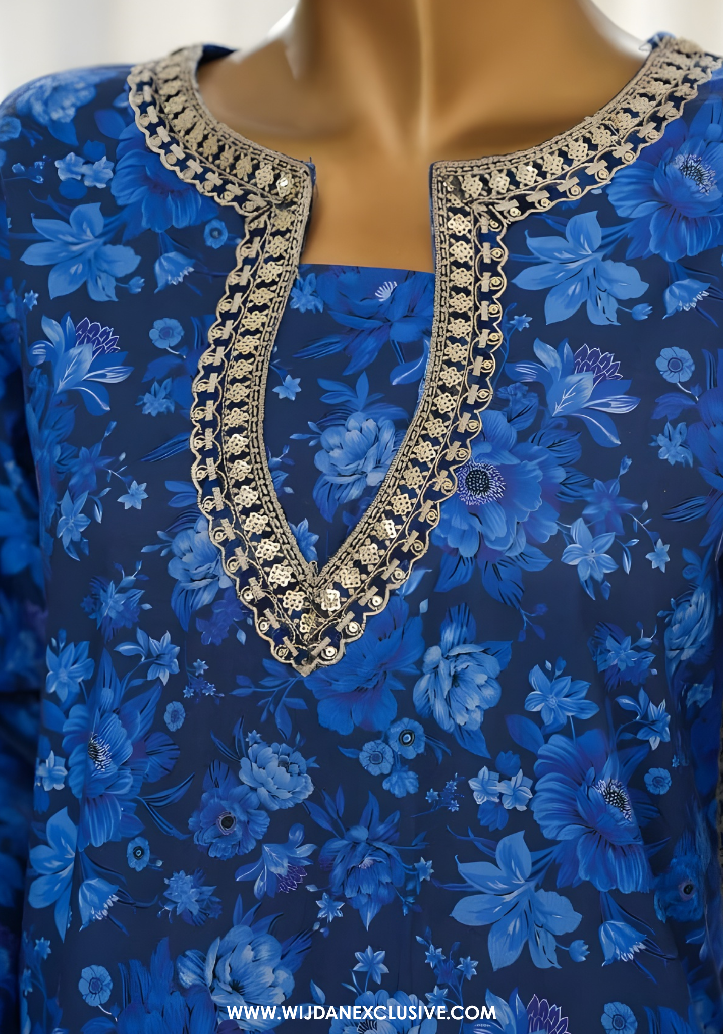 Sehar Zaira by Amna Khadija Printed & Embroidered Cotton Cambric Stitched Co ord Sets (D-02)