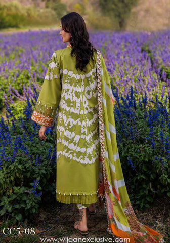 Combination Un-Stitched Lawn Collection'25 Vol-01 by Charizma D-08