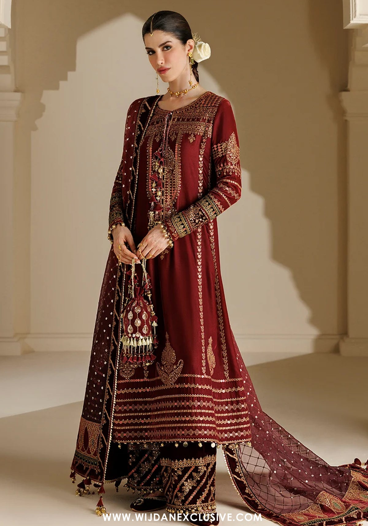 Chandni by Jazmin | Unstitched Embroidered Velvet Formal Collection - 2026 (D-10)