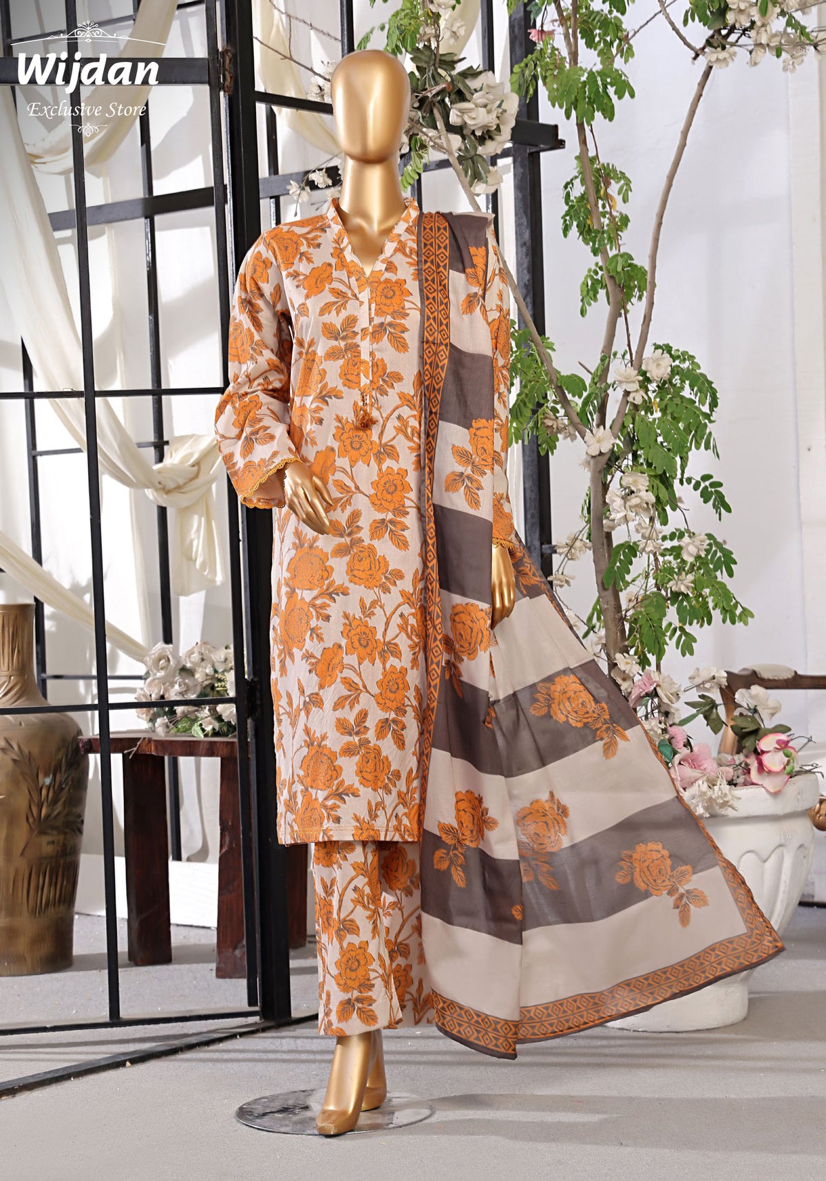 Sadabahar Printed Lawn Collection'24 Vol-06 D-08