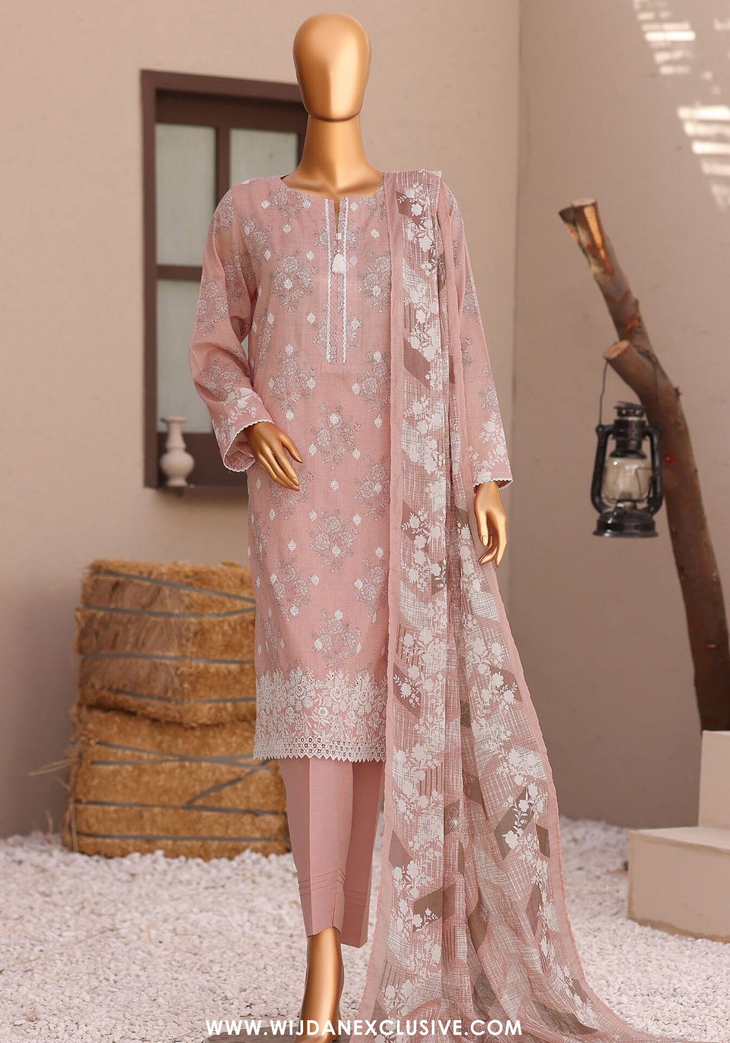 Elite by HZ Textile | Unstitched Embroidered Lawn Collection - 2026 (EC-1285)