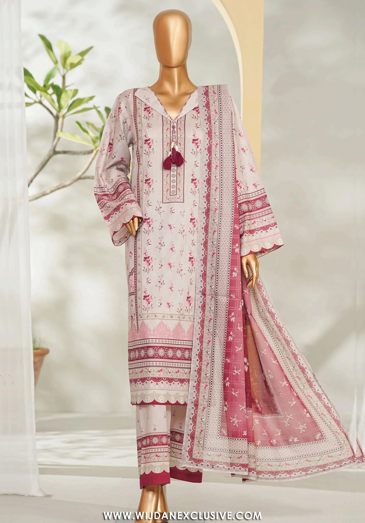 Bin Saeed Stitched Exclusive Printed Lawn Vol-II Collection - 2026 BS26PL-08