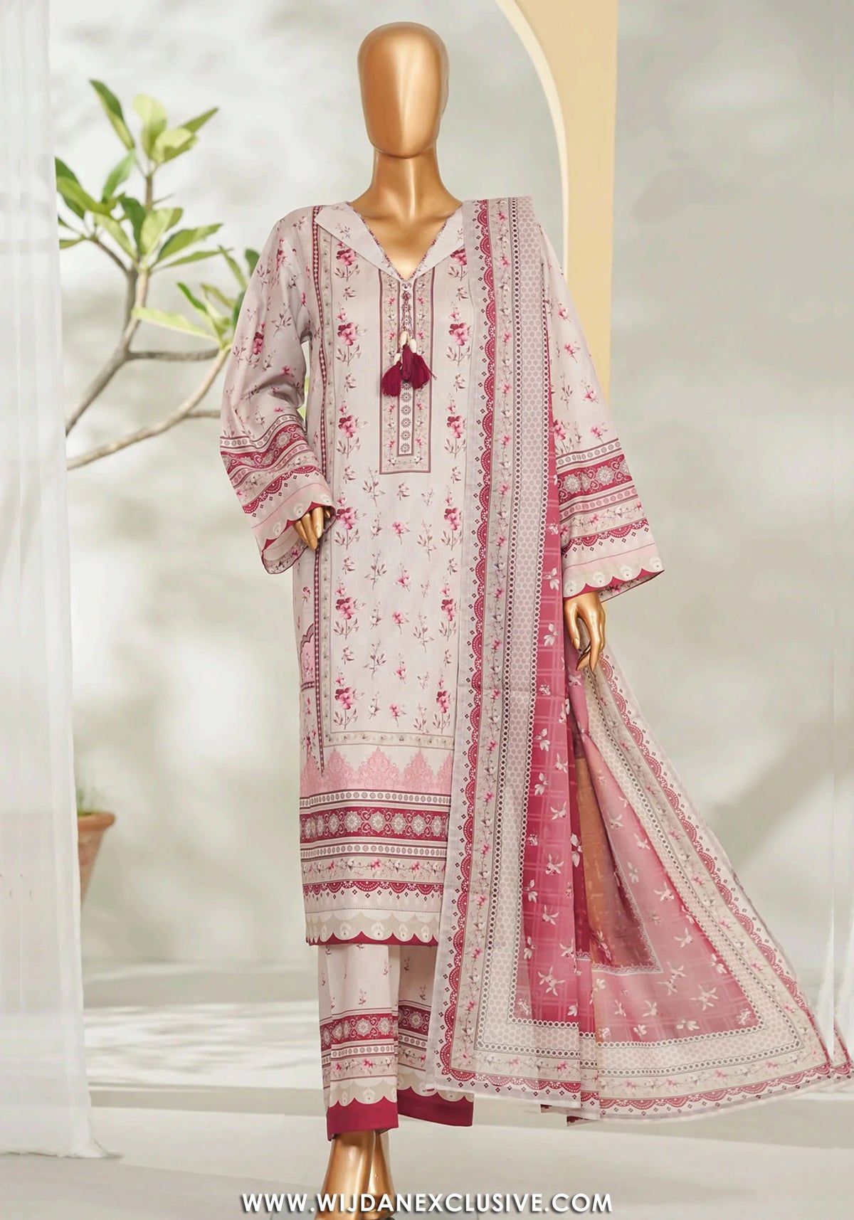 Bin Saeed Stitched Exclusive Printed Lawn Vol-II Collection - 2026 BS26PL-08