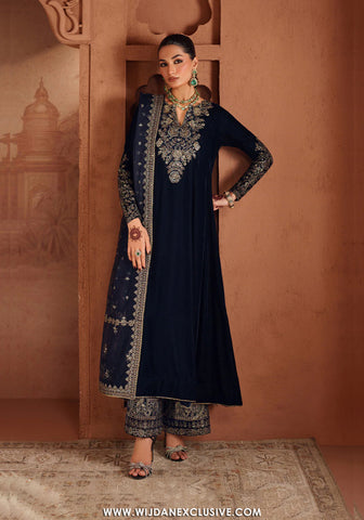 Iznik Unstitched Embroidered Formal Velvet Edit - 2025 IV-66