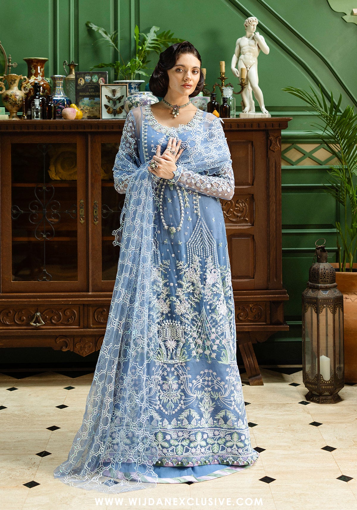 Mushq Unstitched Inception Hemline Wedding - 2025 (BEFORE THE RAIN)