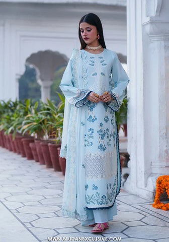 Gul by Mahnur | Unstitched Embroidered Lawn Collection - 2026 G-006