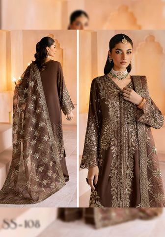 Shehnai Raw Silk Collection'25 Vol-01 by Ramsha SS-108