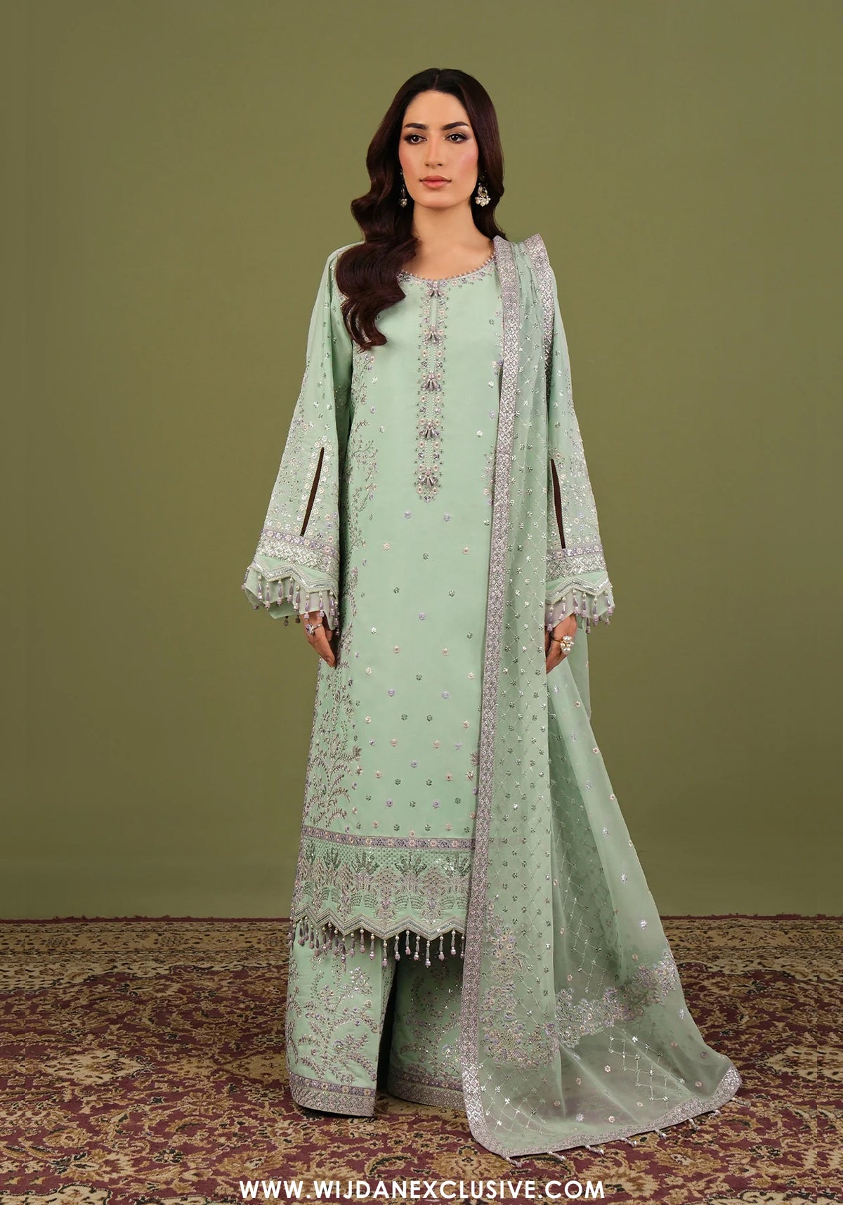 Alizeh Unstitched Luxe Raw Silk Vol-II Collection - 2026 AF-RS-15-Pearly