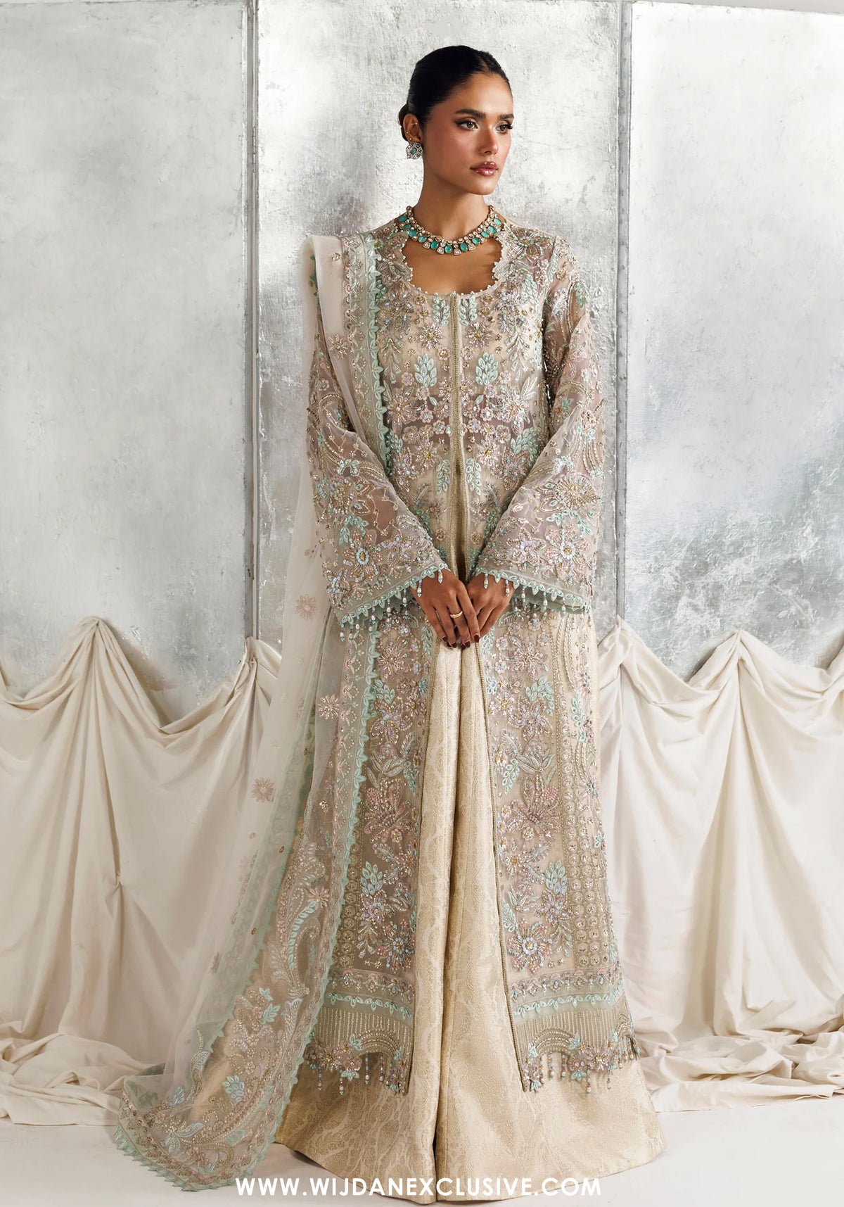 Dastaan by Akbar  Aslam | Unstitched Luxury Embroidered Formal Collection'26 (RUYA)