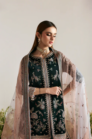 Zarposh by Emaan Adeel | Unstitched Velvet Collection - 2025 (MEHRUUNISA)