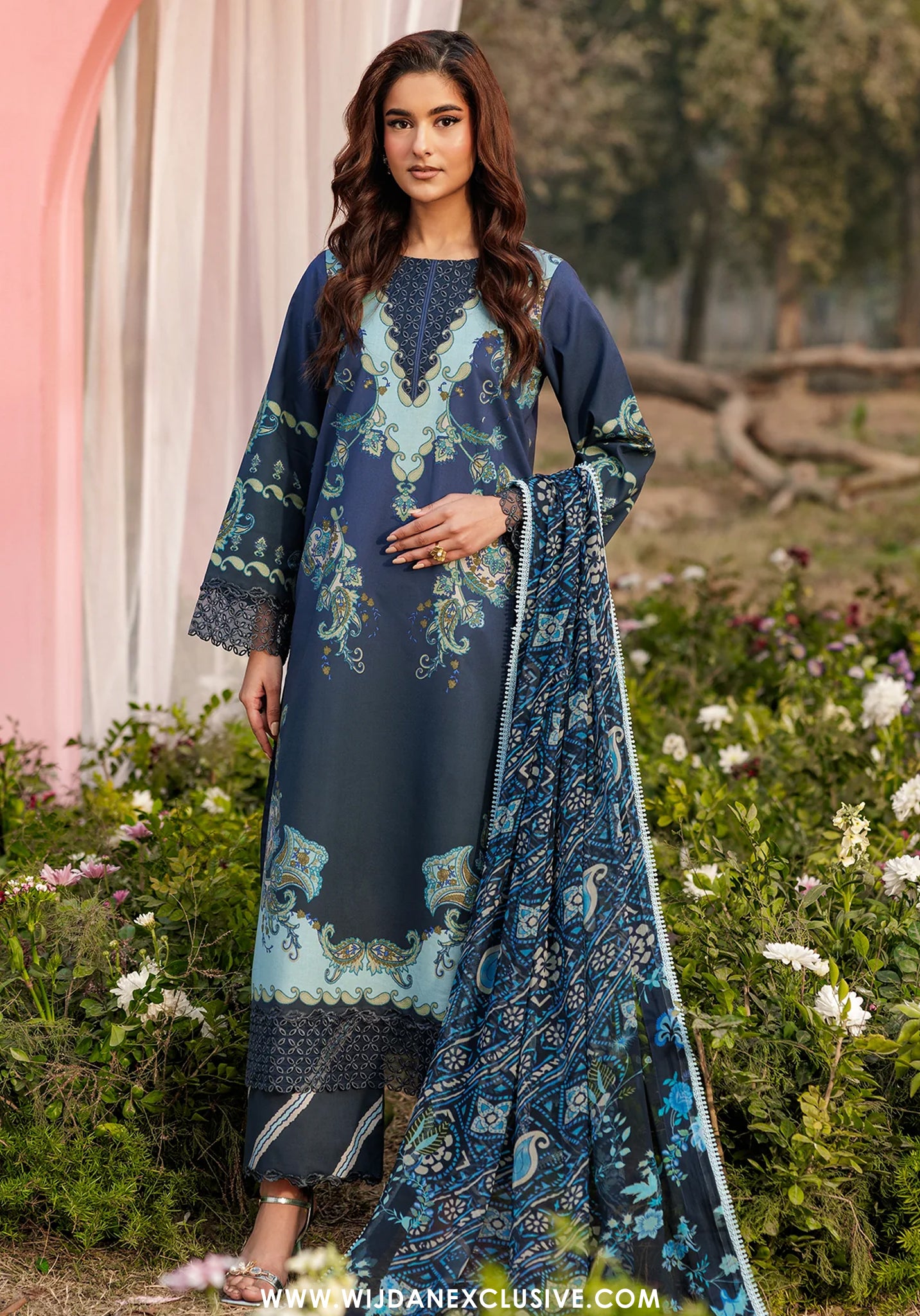 Rang e Bahar by Charizma | Unstitched Embroidered Lawn Vol-I Collection - 2026 (CRB6-03)