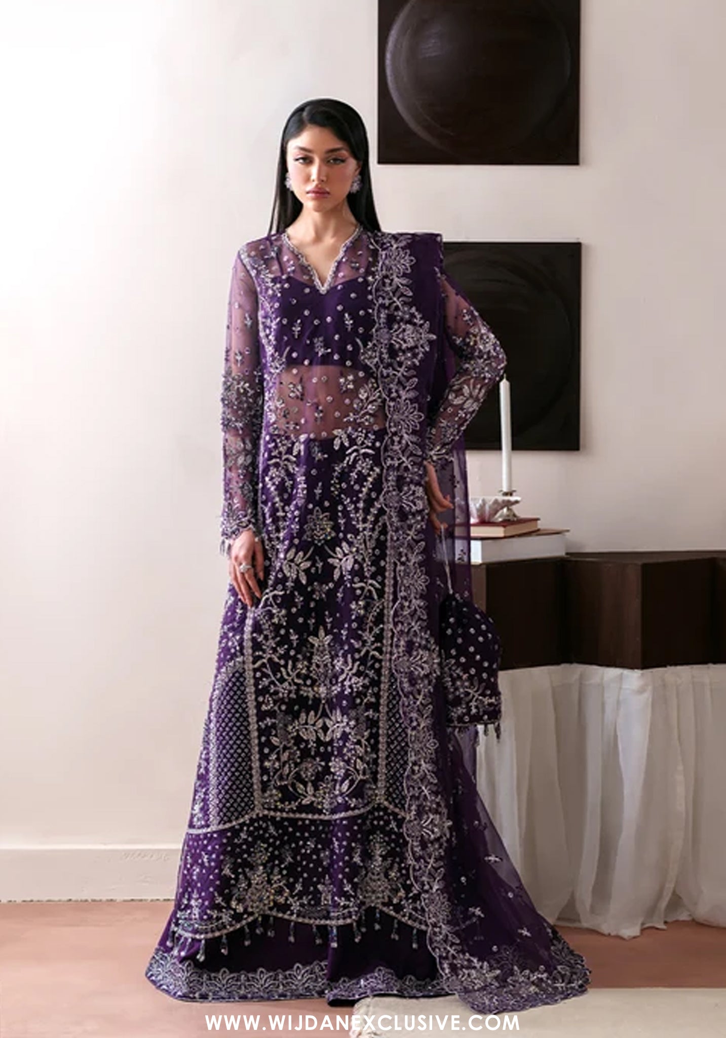 Starlit Jewels by Emaan Adeel | Unstitched Embroidered Festive Formal Collection - 2026 (TOURMALINE)