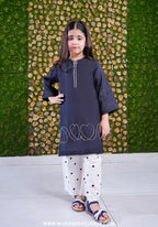 Aloo Meeru Hammi by Amna Khadia | Stitched Kids 2pc Cotton Eid Collection - 2026 (D-04)