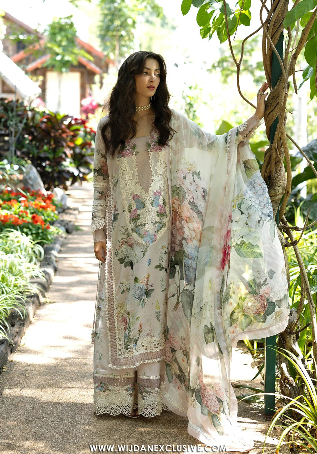 Elaf Signature Unstitched Printed Embroidered Lawn Collection - 2026 ESA-4A TUSCAN FAIRY