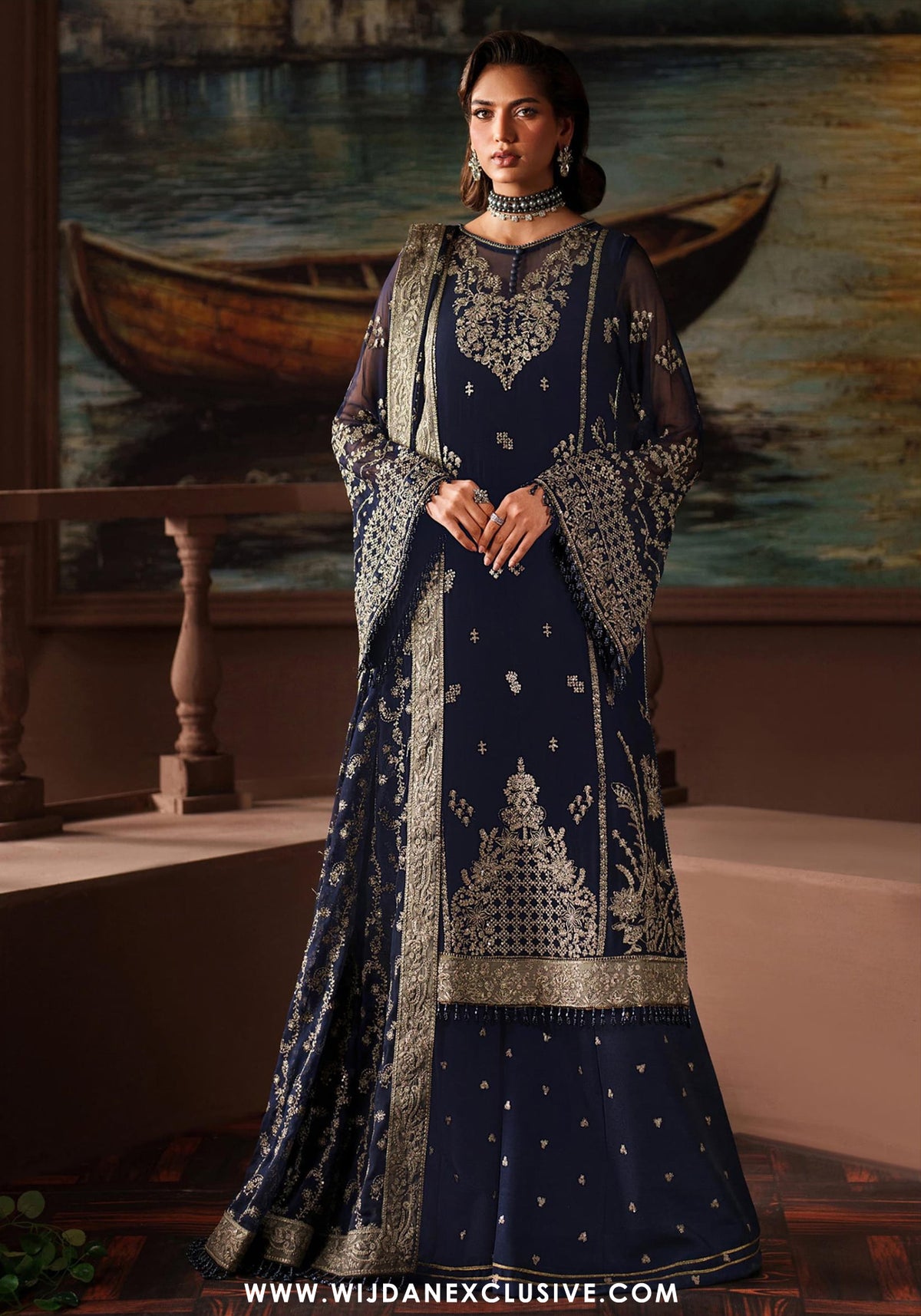 Zarif Unstitched Premium Chiffon Collection - 2025 ZRF-06-FELICIA