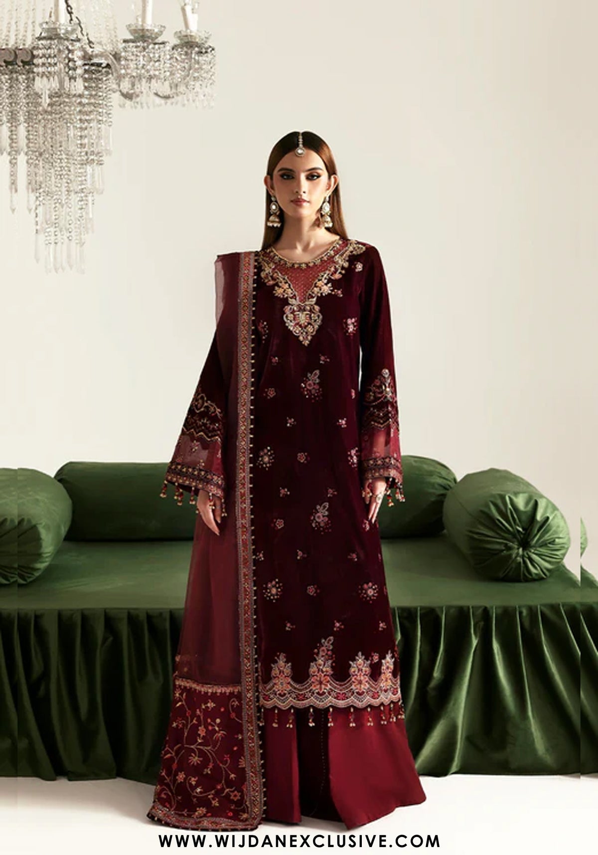 Zarposh by Emaan Adeel | Unstitched Velvet Collection - 2025 (NADIRA)