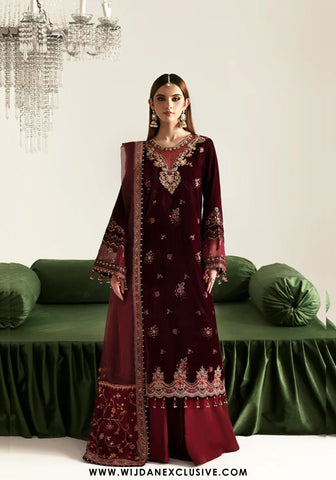 Zarposh by Emaan Adeel | Unstitched Velvet Collection - 2025 (NADIRA)