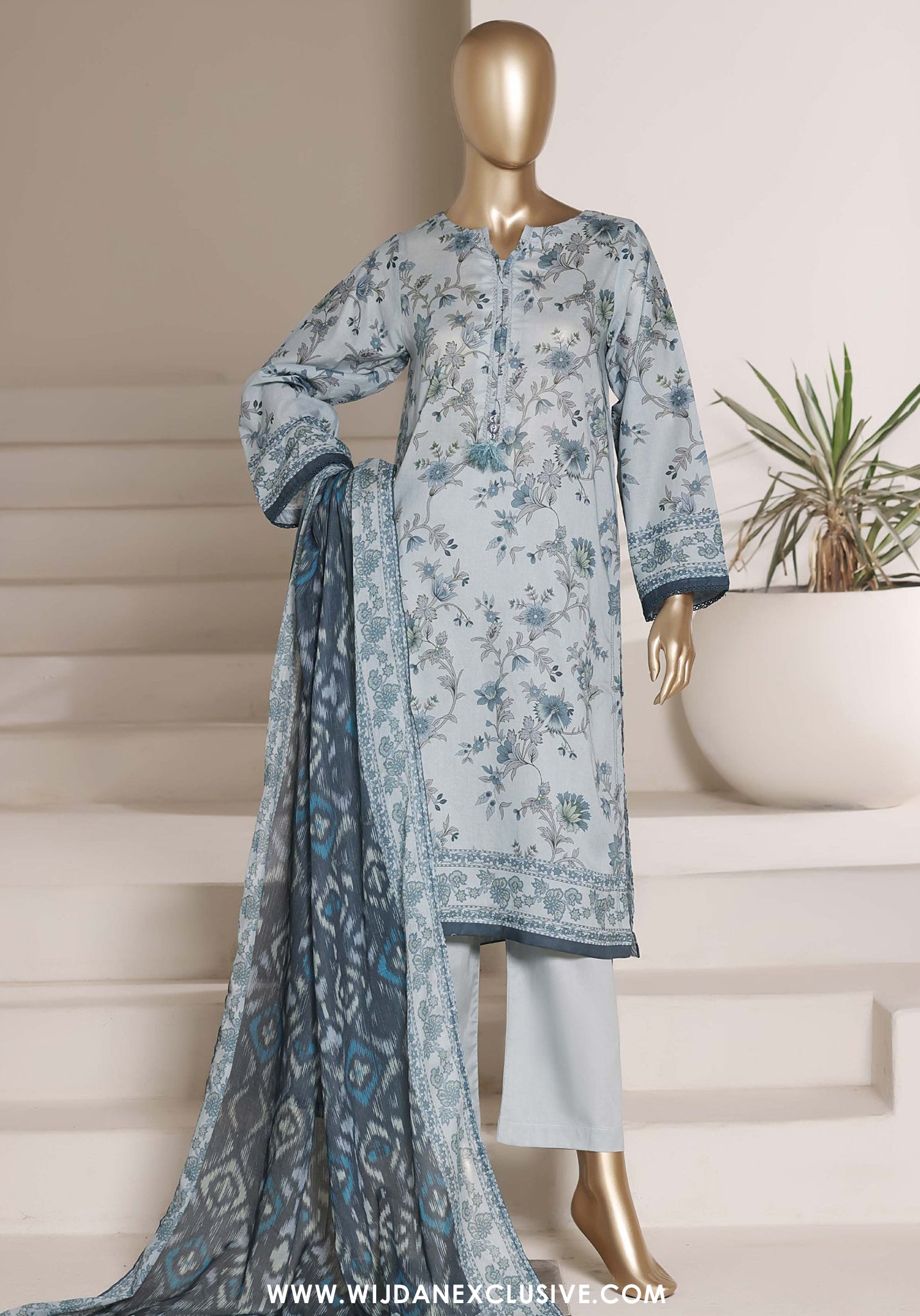 Sadabahar Stitched Printed Lawn Vol-II Collection - 2026 (D-08)
