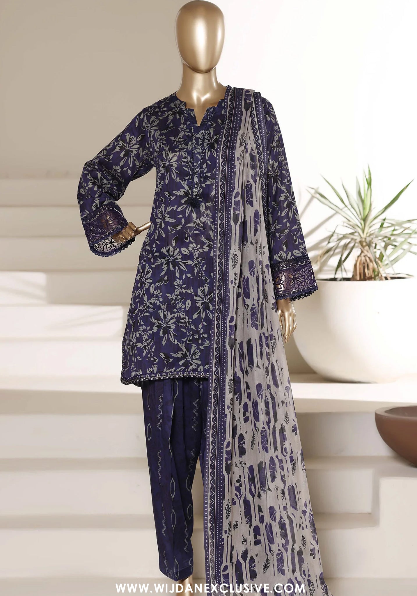 Malika by Sadabahar | Stitched With Shalwar Embroidered Collection - 2026 (D-08)