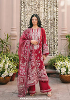 Ek Fasana by Kahf | Unstitched Luxury Lawn Collection - 2026 (MAHRANI)